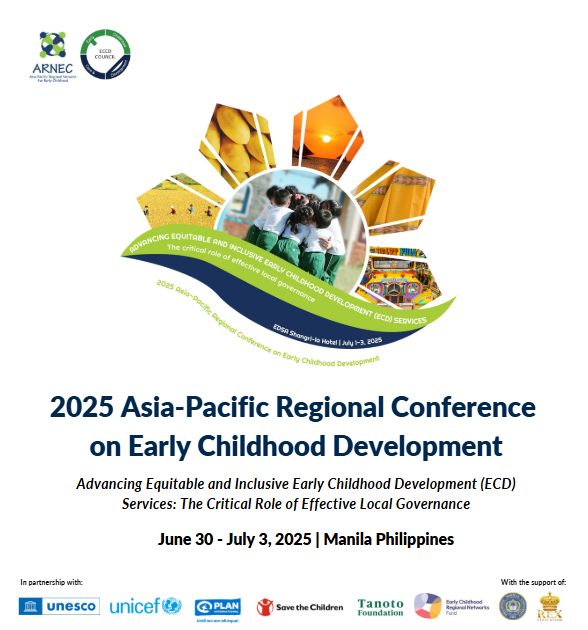 The 2025 Asia-Pacific Regional Conference on ECD was held in Manila, Philippines, from 1-3 July.